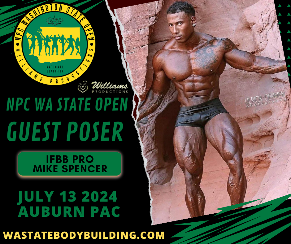 IFBB Pro Mike Spencer Guest Poses at the NPC WA State Open!