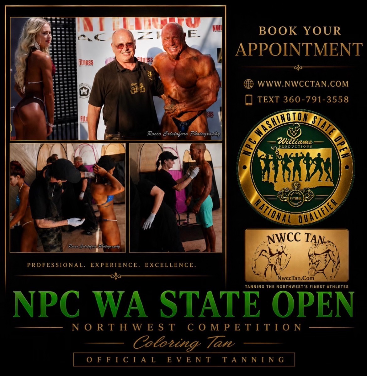 Official Event Tanning | NWCC Tan | NPC WA State Open
